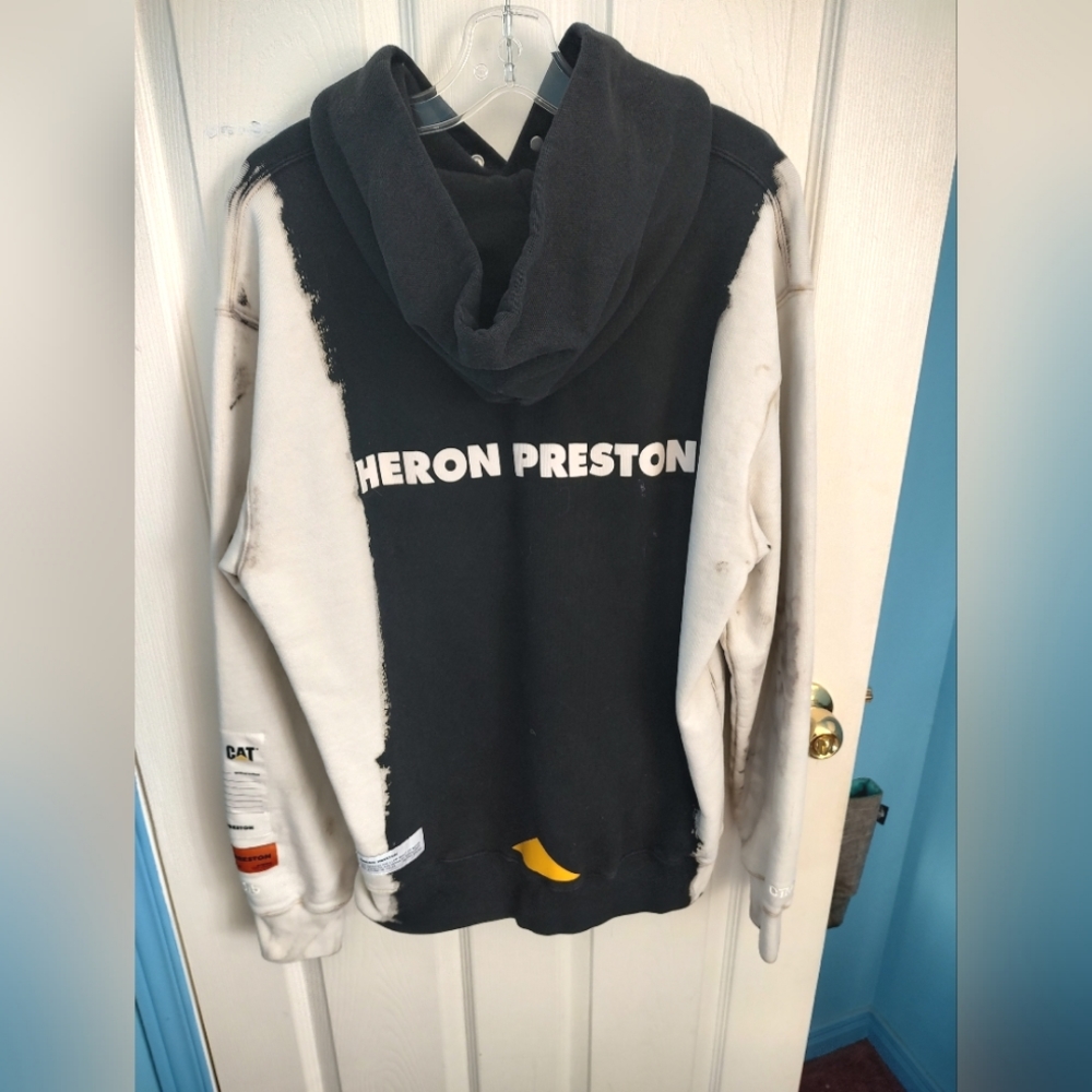 Authentic Heron Preston x Caterpillar hoodie